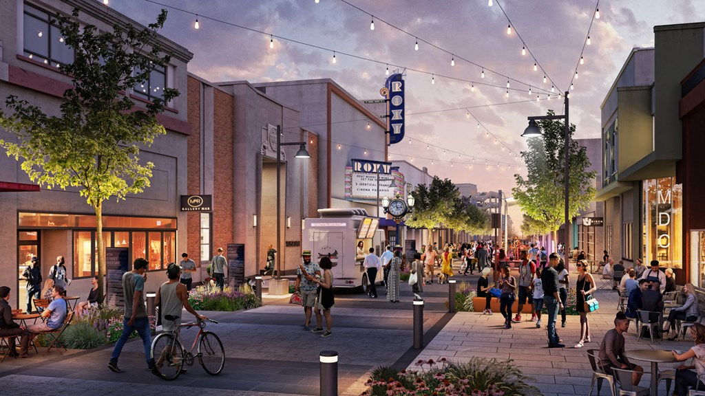 Neighborhood Street at Marina Square, Bremerton, Washington