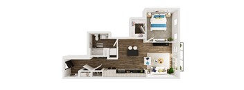 DORY, 1 Bed, 1 Bath at Marina Square, Washington