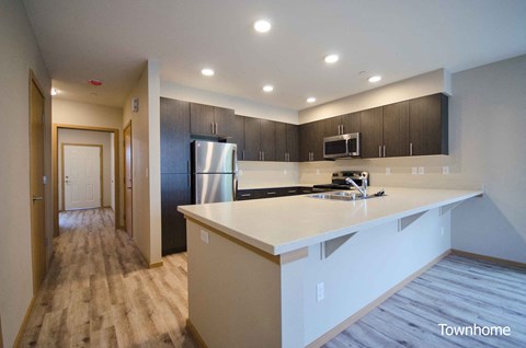 Modern Kitchen at Spyglass Hill Apartments, Washington 98337