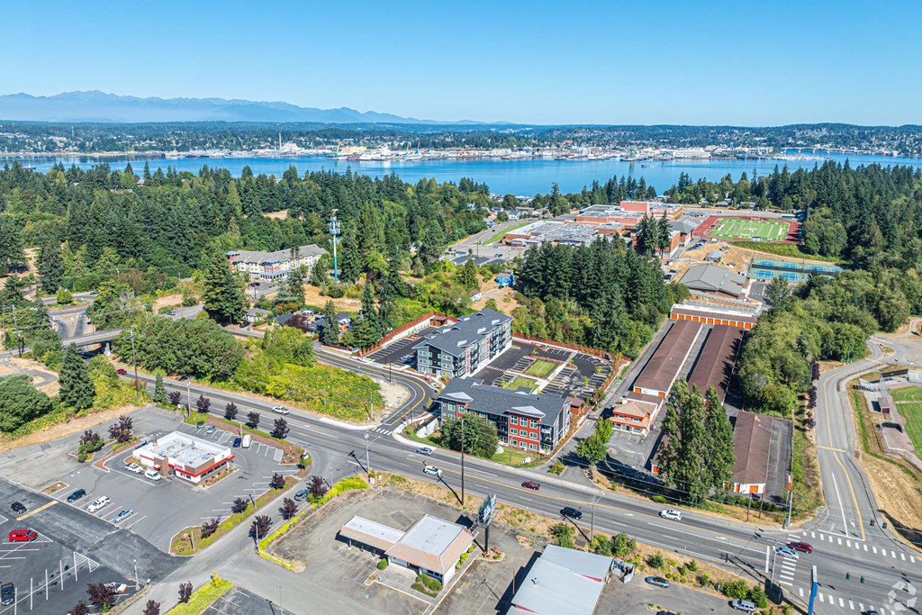 Aerial View at Plisko Place, Port Orchard, 98366