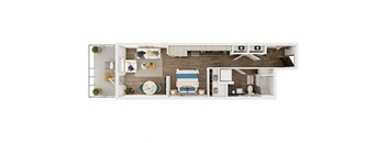 FREEBOARD, Studio, 1 Bath at Marina Square, Washington