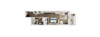 PASSAGE, Studio, 1 Bath at Marina Square, Bremerton, WA, 98337