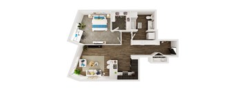 PORT, 1 Bed, 1 Bath at Marina Square, Bremerton, Washington
