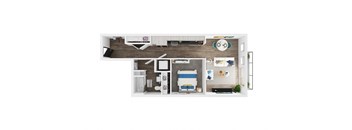 SAILBOAT, Open 1 Bed, 1 Bath at Marina Square, Washington, 98337