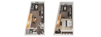 1 bedroom 1 bath E at B Flats Apartments, Bremerton, WA, 98337