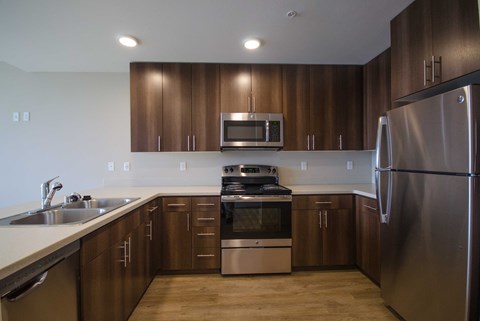 Bright Kitchen at Spyglass Hill Apartments, Bremerton, 98337
