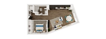 WHARF, Open 1 Bed, 1 Bath at Marina Square, Bremerton