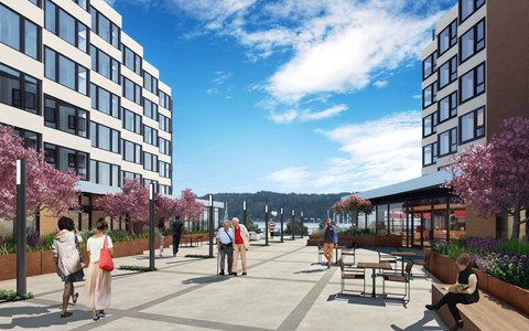 Outdoor Lounge  at Marina Square, Bremerton, WA, 98337