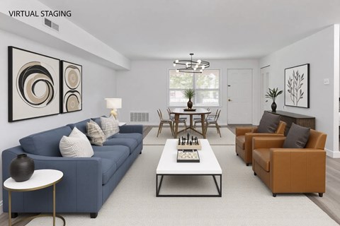 Virtual Furnishing - Living & Dining Room