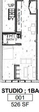 the floor plan of a house with a bedroom and a bathroom