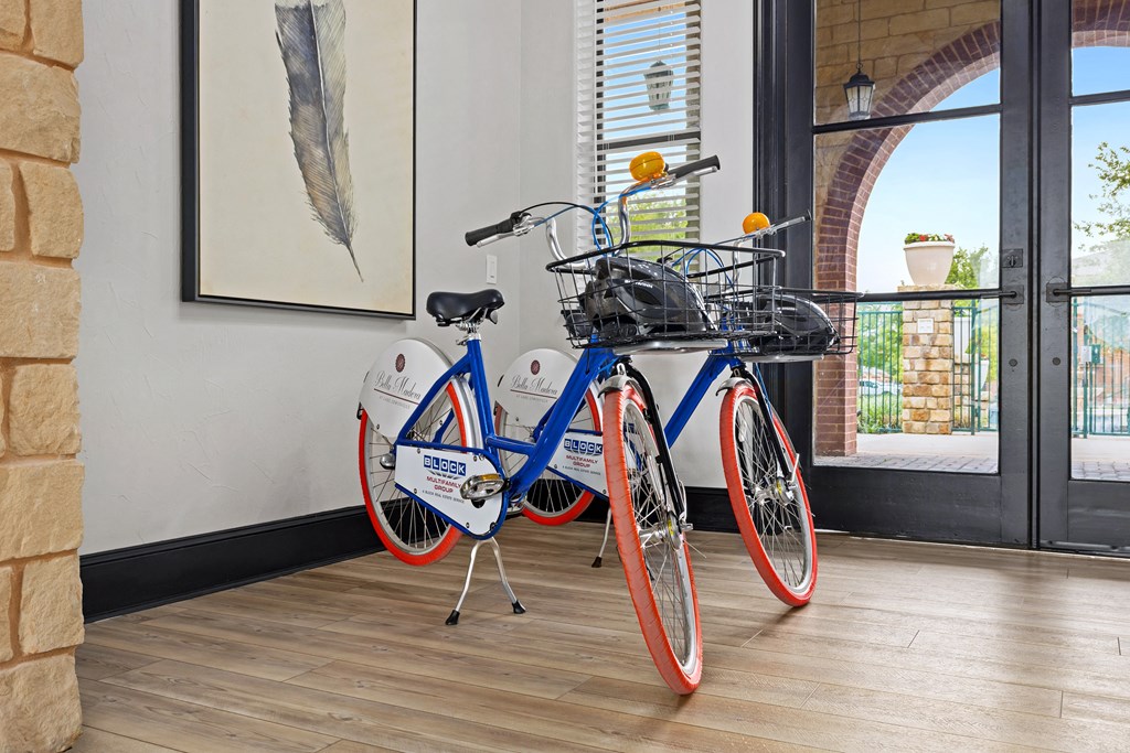 two bikes at Bella Madera Apartments, Texas