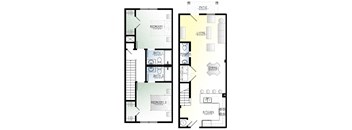 2 Bedroom Luxury Townhomes