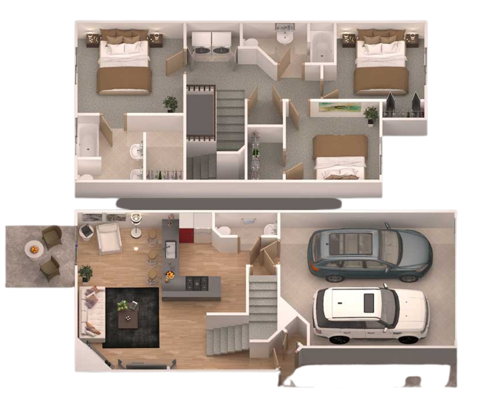 Luxury 3 Bedroom Townhome