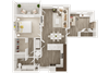 spacious one bedroom one bath apartment