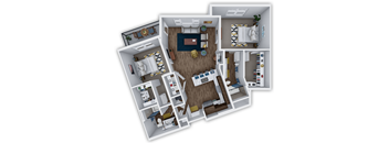 B4 3d 2 bed 2 bath at The Villas at Waterside, Lenexa