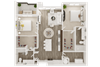 luxury apartment with 2 bedrooms in Overland Park, KS