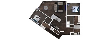 Citadel Floor Plan  at The Royale at CityPlace, Overland Park, 66210