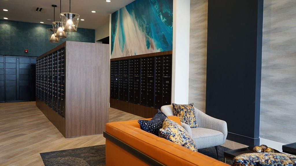 Mail/Parcel Lounge at The Apex at CityPlace, Kansas, 66210