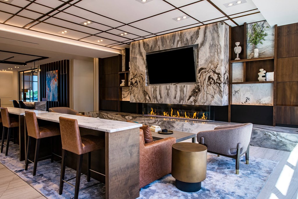 Lobby at The Residences at Galleria, Kansas, 66211