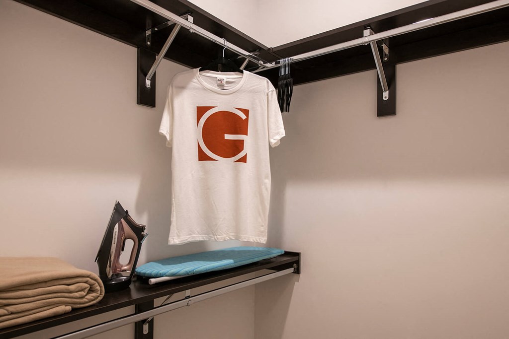 Walk In Closet in Studio Apartment at The Residences at Galleria, Overland Park, 66211