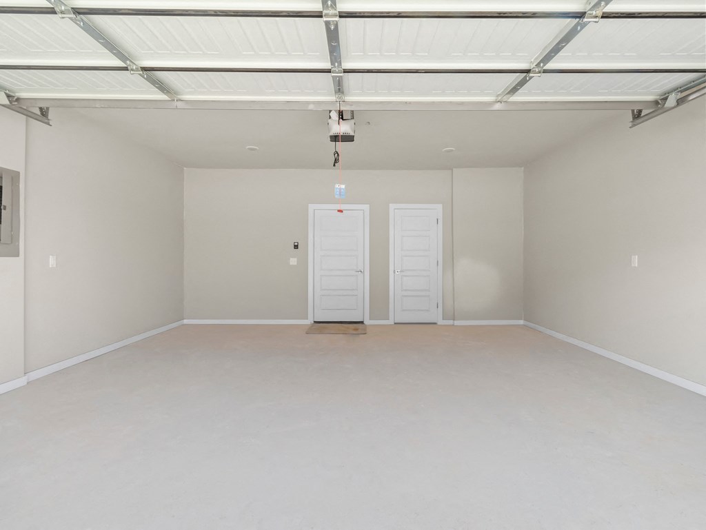 an empty garage at Hillcrest Village, Springdale Arkansas