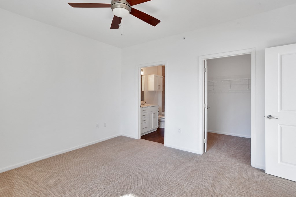 Bedroom with a ceiling fan at 44 Washington, Kansas City, MO
