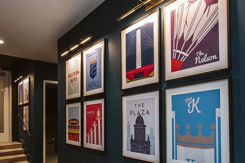 Paintings at 44 Washington, Kansas City, Missouri