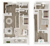 spacious 2 bedroom 2 bath luxury townhome