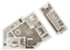 3 bedroom 3 bath townhome with office in Overland Park, KS