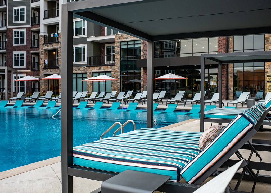 Luxury Swimming Pool Luxury Swimming Pool at The Villas at Waterside, Lenexa, KS, 66214