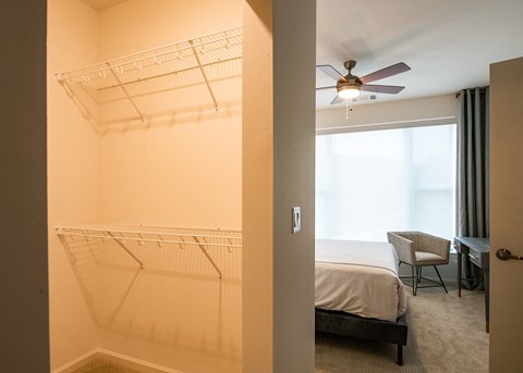 Lenexa Apartment Walk-In Closet at The Villas at Waterside, Lenexa, 66214