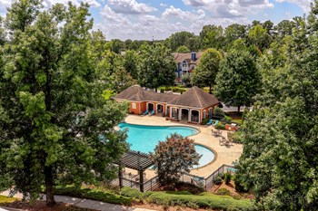 Pool view at The Crest at Sugarloaf, Lawrenceville - Photo Gallery 5