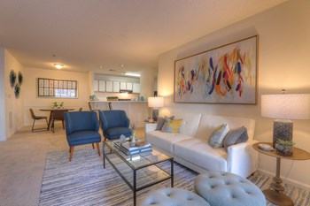 Living room Living room at The Crest at Berkeley Lake, Duluth - Photo Gallery 2