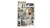 1 BED 1 BATH A1 Floor Plan 1 BED 1 BATH A1 Floor Plan at The Crest at Naples, Florida