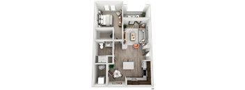 A2 Floor Plan at The Crest at South Point, Georgia