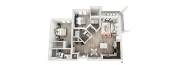 B2 Floor Planat The Crest at South Point, McDonough, GA