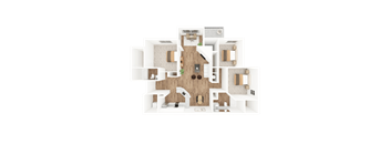 HABERSHAM Floor Plan at The Crest at Berkeley Lake, Duluth, 30096