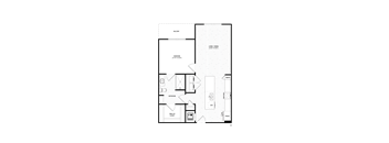 A4 Floor Plan at District at Riverside Apartments, Chattanooga