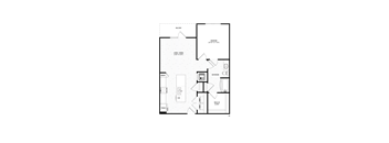 A5 Floor Plan at District at Riverside Apartments, Tennessee