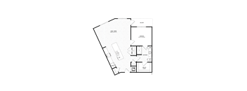 A8 Floor Plan at District at Riverside Apartments, Chattanooga, TN