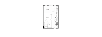S1 Floor Plan at District at Riverside Apartments, Chattanooga, TN