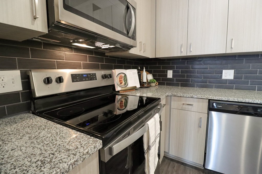 The Crest at Acworth Kitchen with Efficient Stainless Steel Appliances at The Crest at Acworth, Acworth, 30102