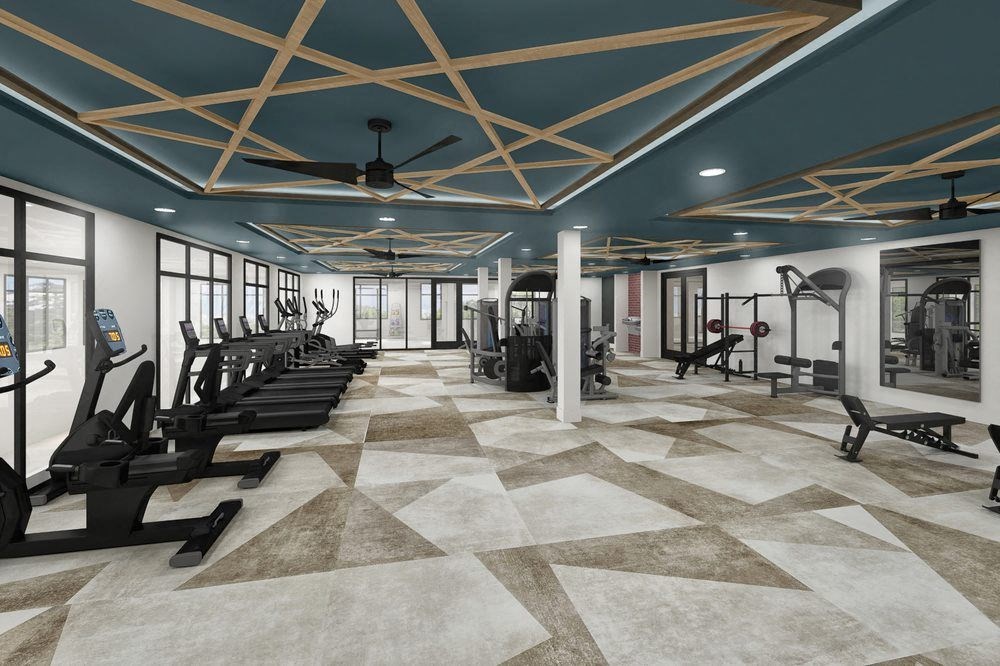 the estates at tanglewood | fitness center at The Wren Apartments, Lawrenceville, Georgia