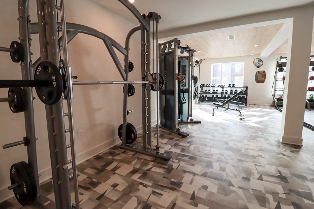 The Wren Fitness Studio Smith Machine located in Lawrenceville,GA