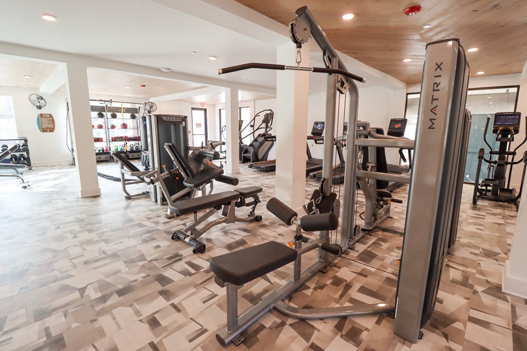 The Wren Fitness Studio view of Matrix exercise equipment located in Lawrenceville,GA