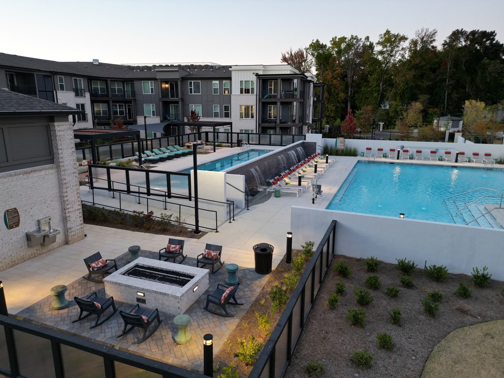 a view of the pool at The Wren Apartments, Georgia
