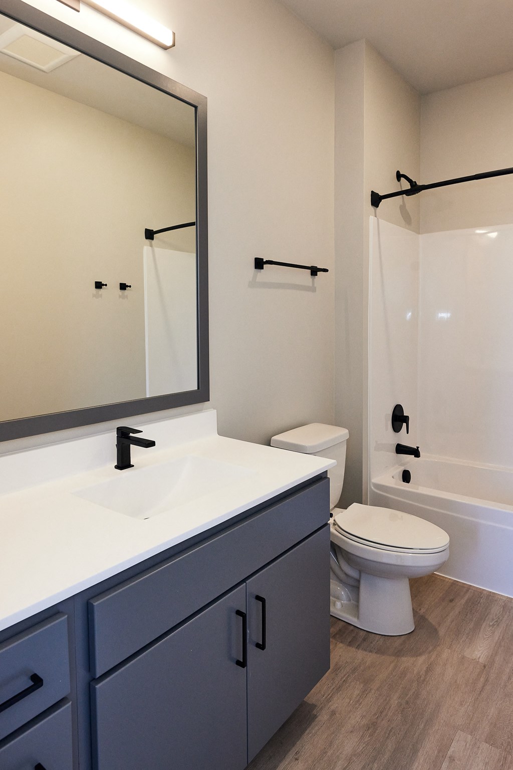 a bathroom with a sink and a toilet and a shower