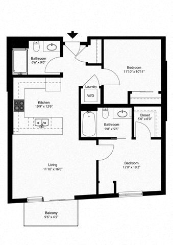 1320  W Lake St Studio-3 Beds Apartment for Rent - Photo Gallery 29