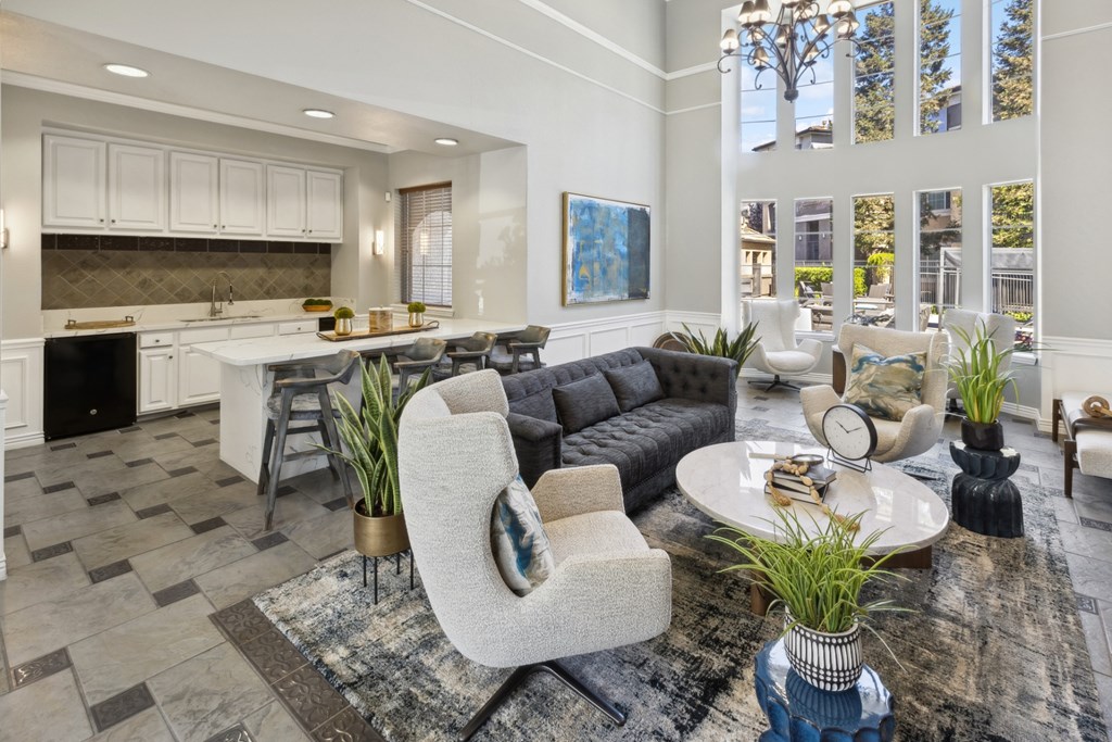 social spaces at Bridgeport Ranch apartments