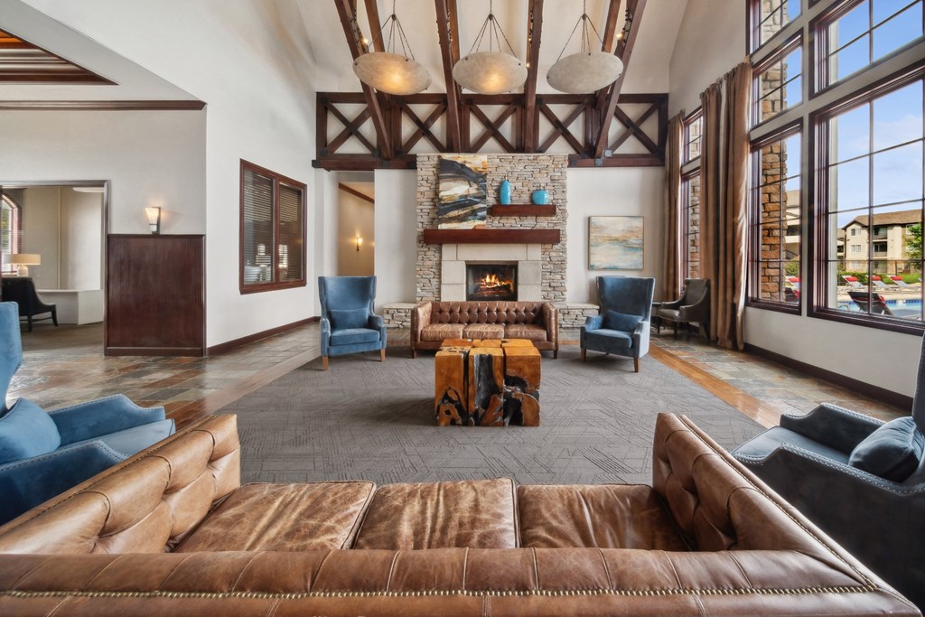 social lounge at Red Hawk Ranch apartments